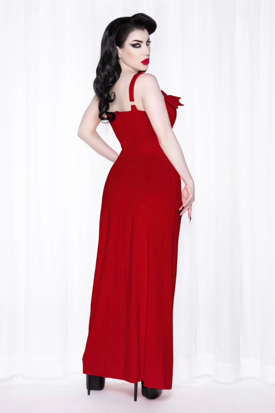 Red Queen of the Night Maxi by Weasel Wear - Image 3
