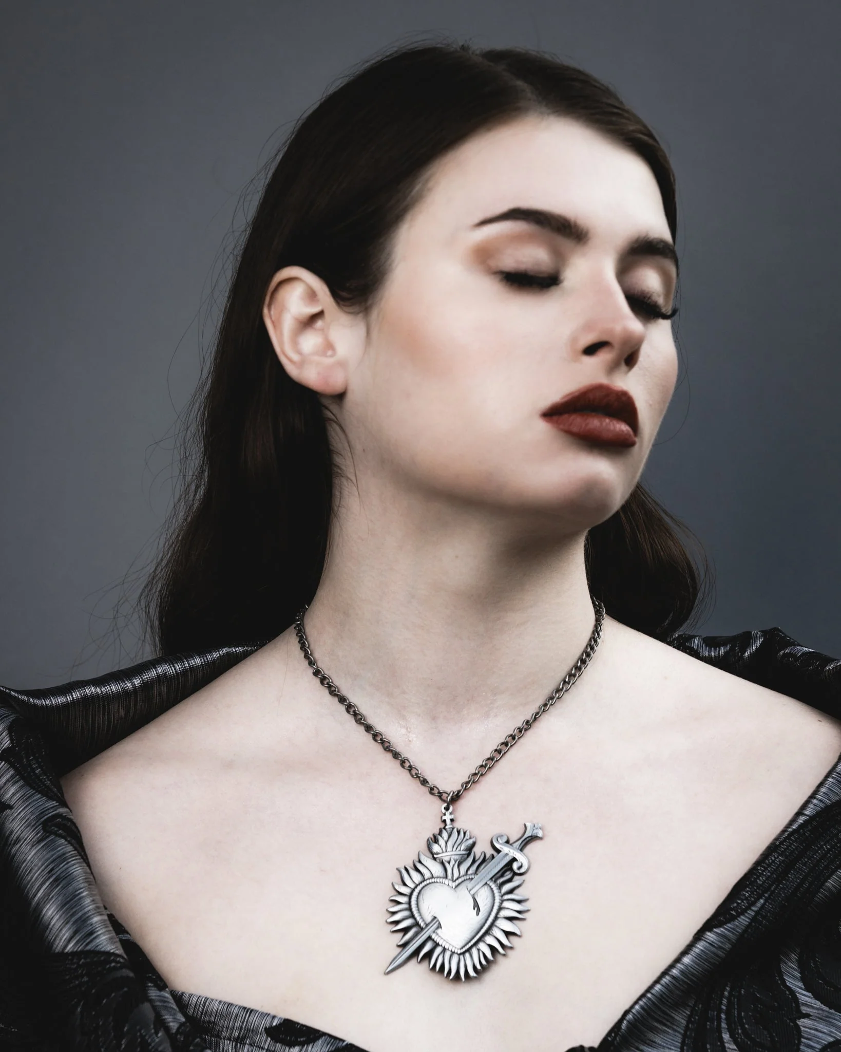 Sacred Heart Necklace by The Pretty Cult