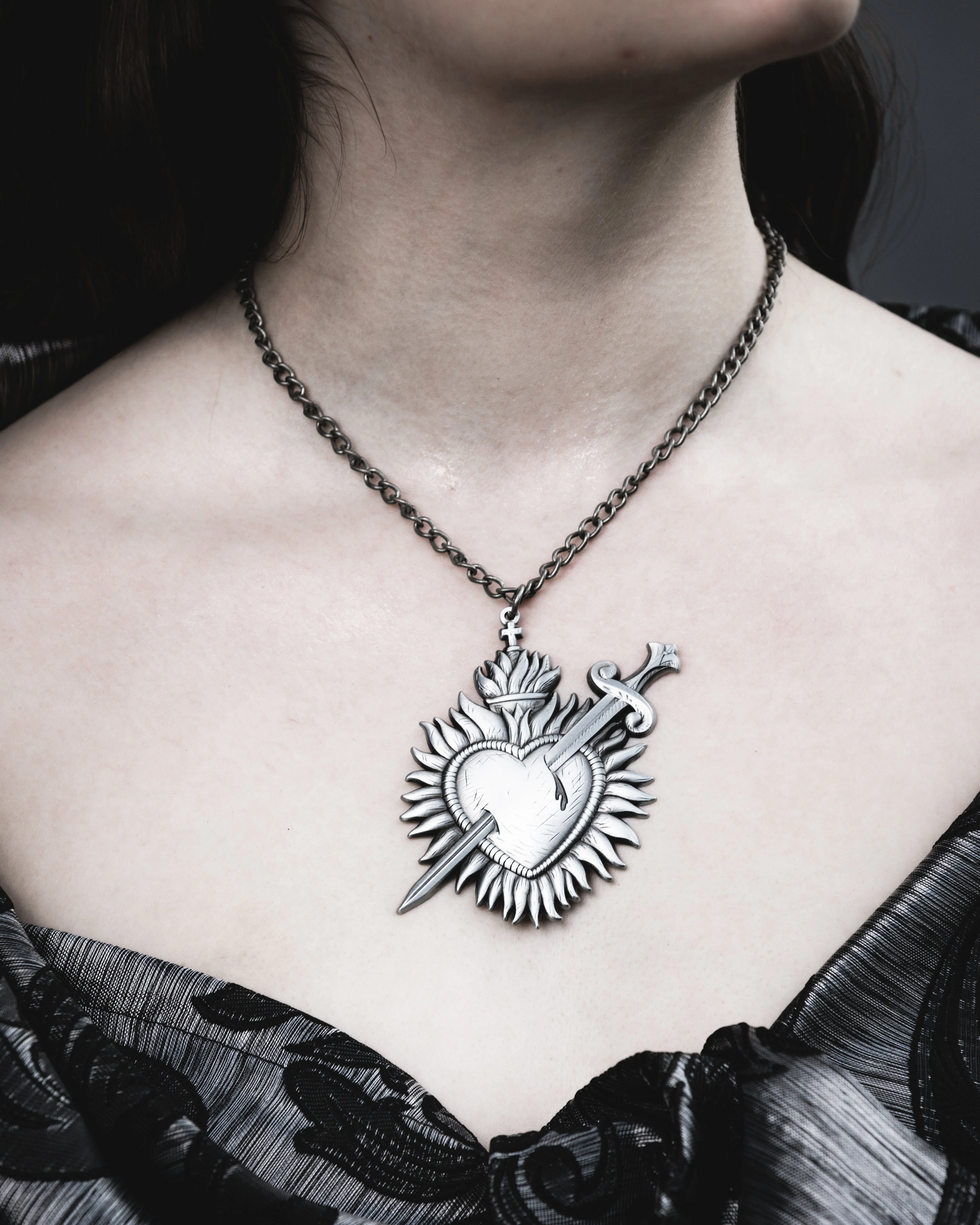 Sacred Heart Necklace by The Pretty Cult - Image 3
