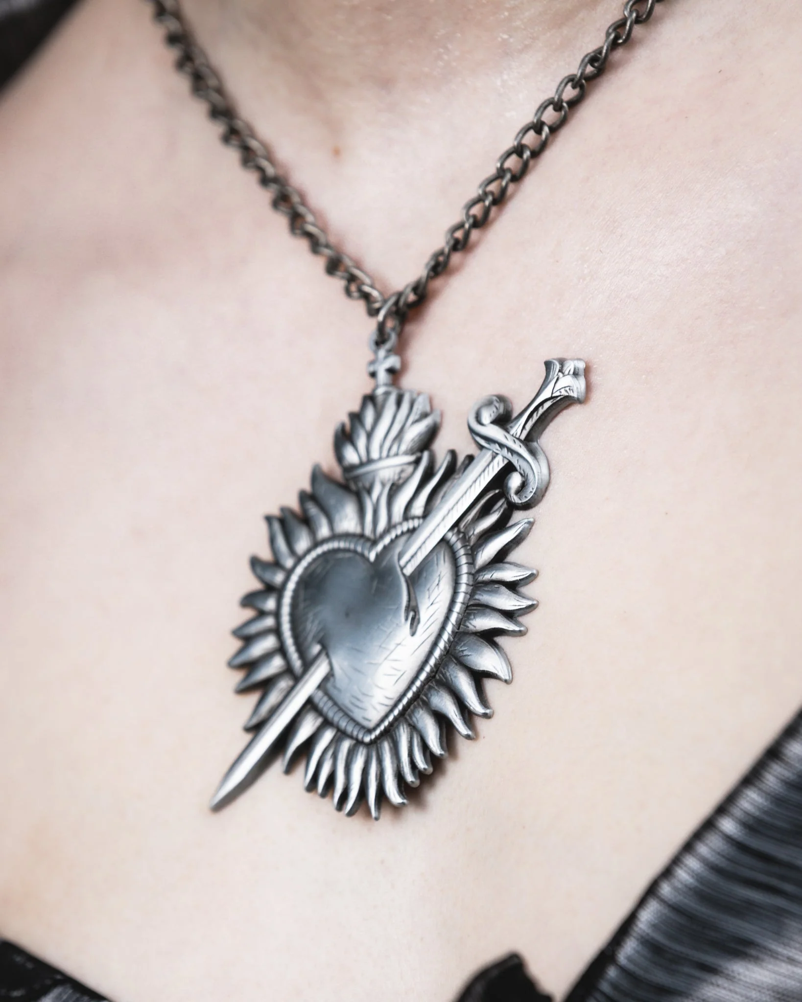 Sacred Heart Necklace by The Pretty Cult - Image 4