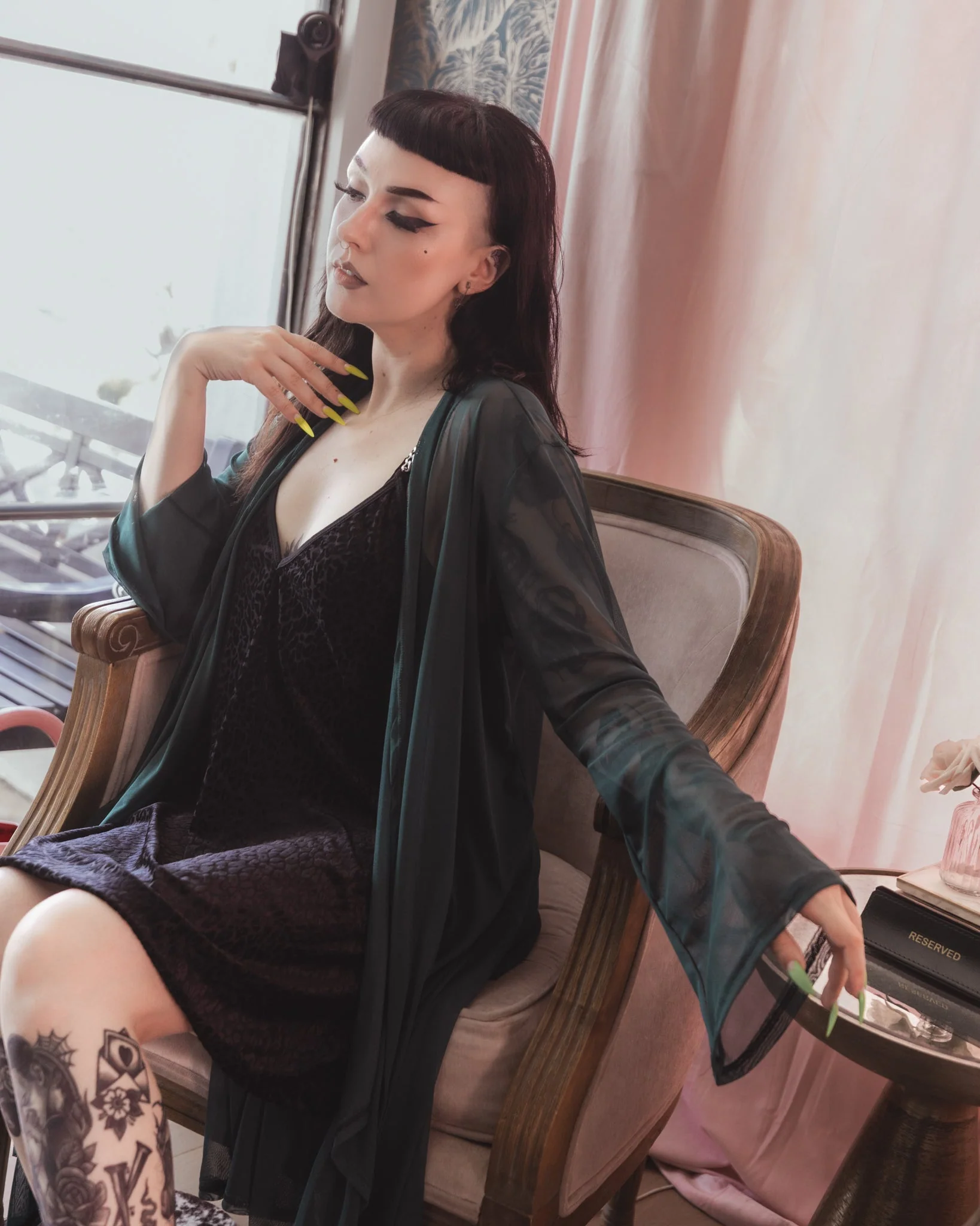 Sorceress Veil Kimono by The Pretty Cult - Image 2
