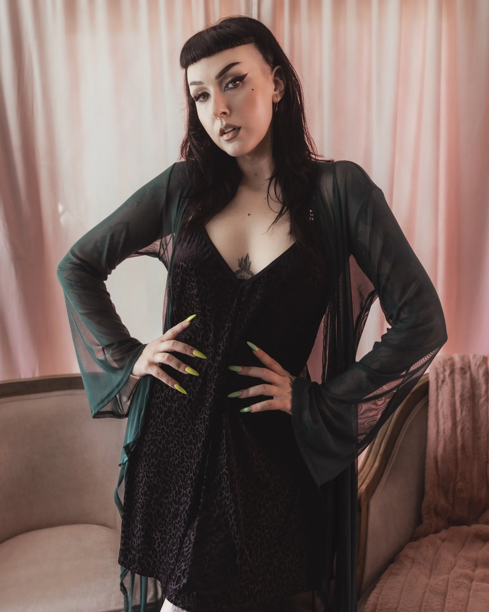 Sorceress Veil Kimono by The Pretty Cult - Image 4