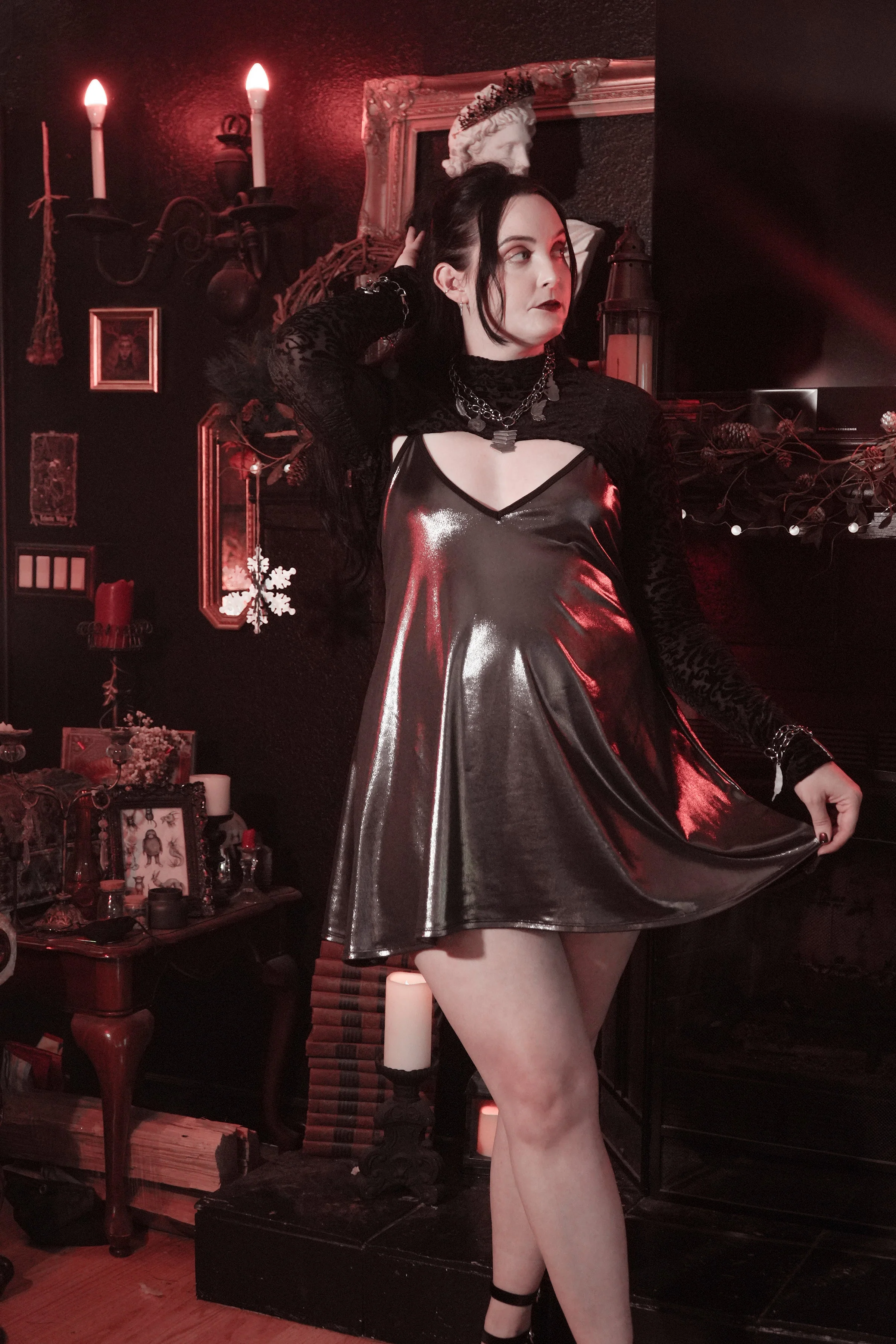 Sterling Mourning Dress by The Pretty Cult - Image 3