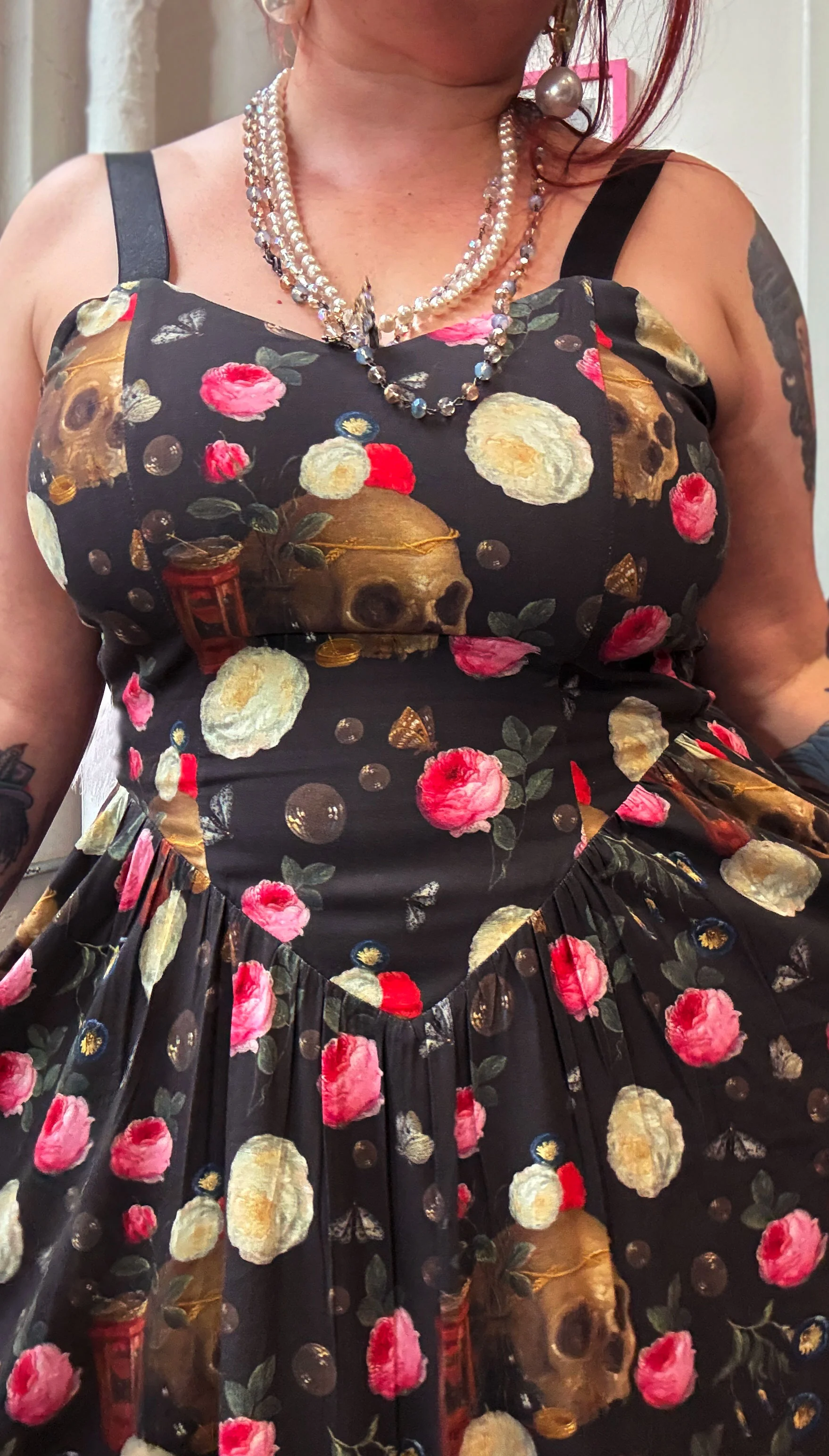 *PRE ORDER* Still Life Sundress featuring the art of Jan Van Kessel The Elder - Image 3