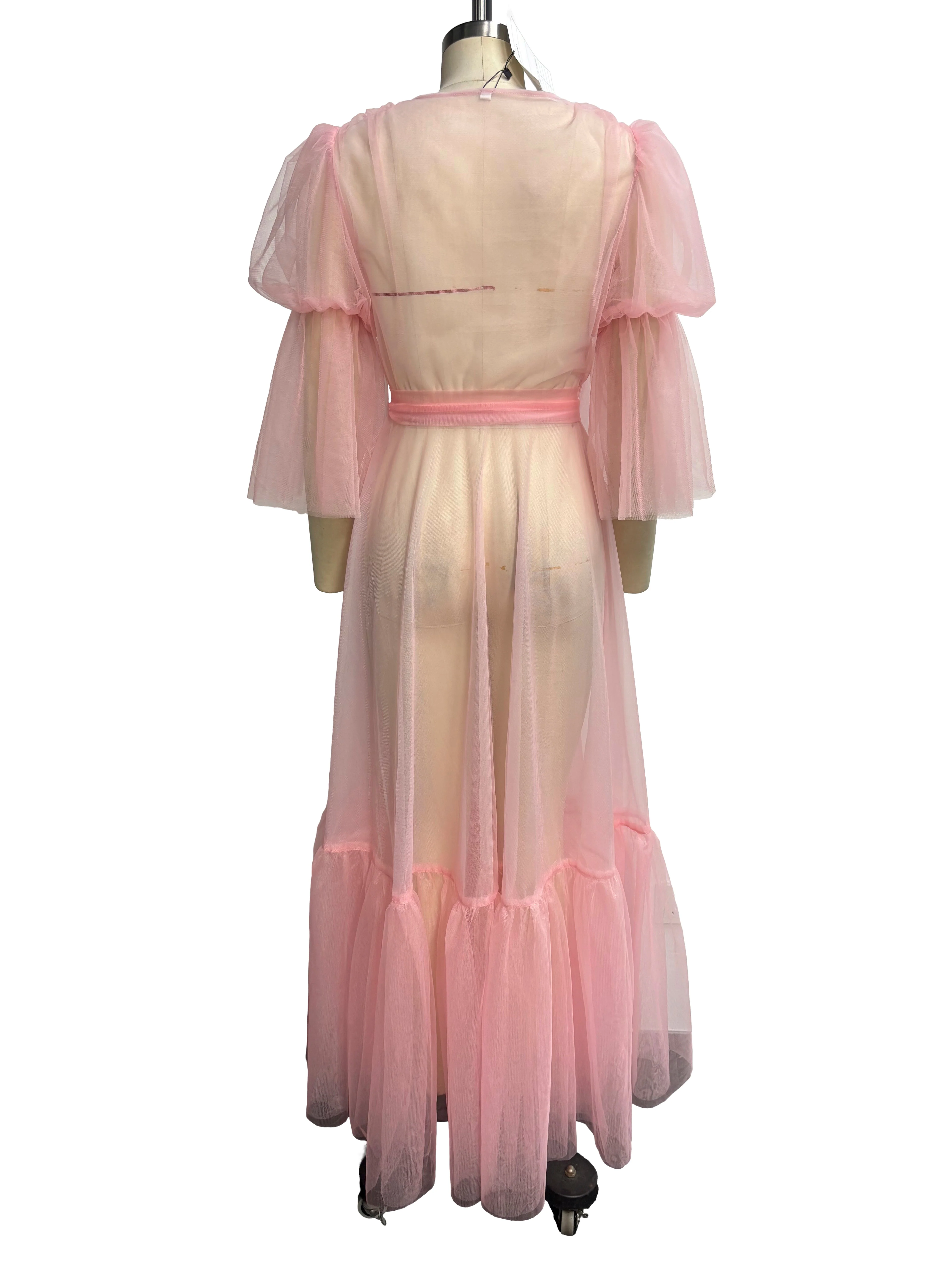 Timeless Temptress Tulle Robe Dress By Elle Rebel - Image 12