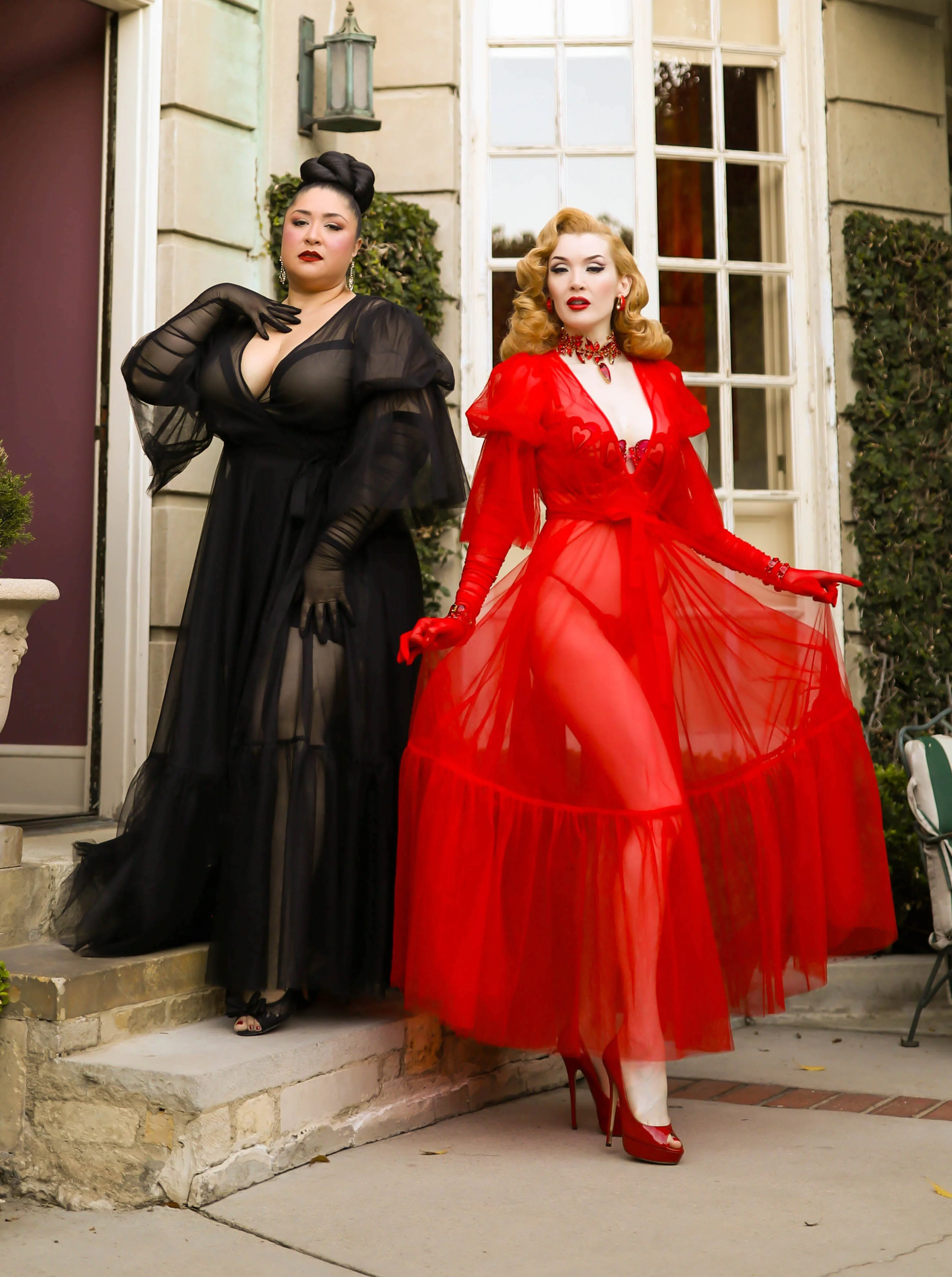 Timeless Temptress Tulle Robe Dress By Elle Rebel - Image 15