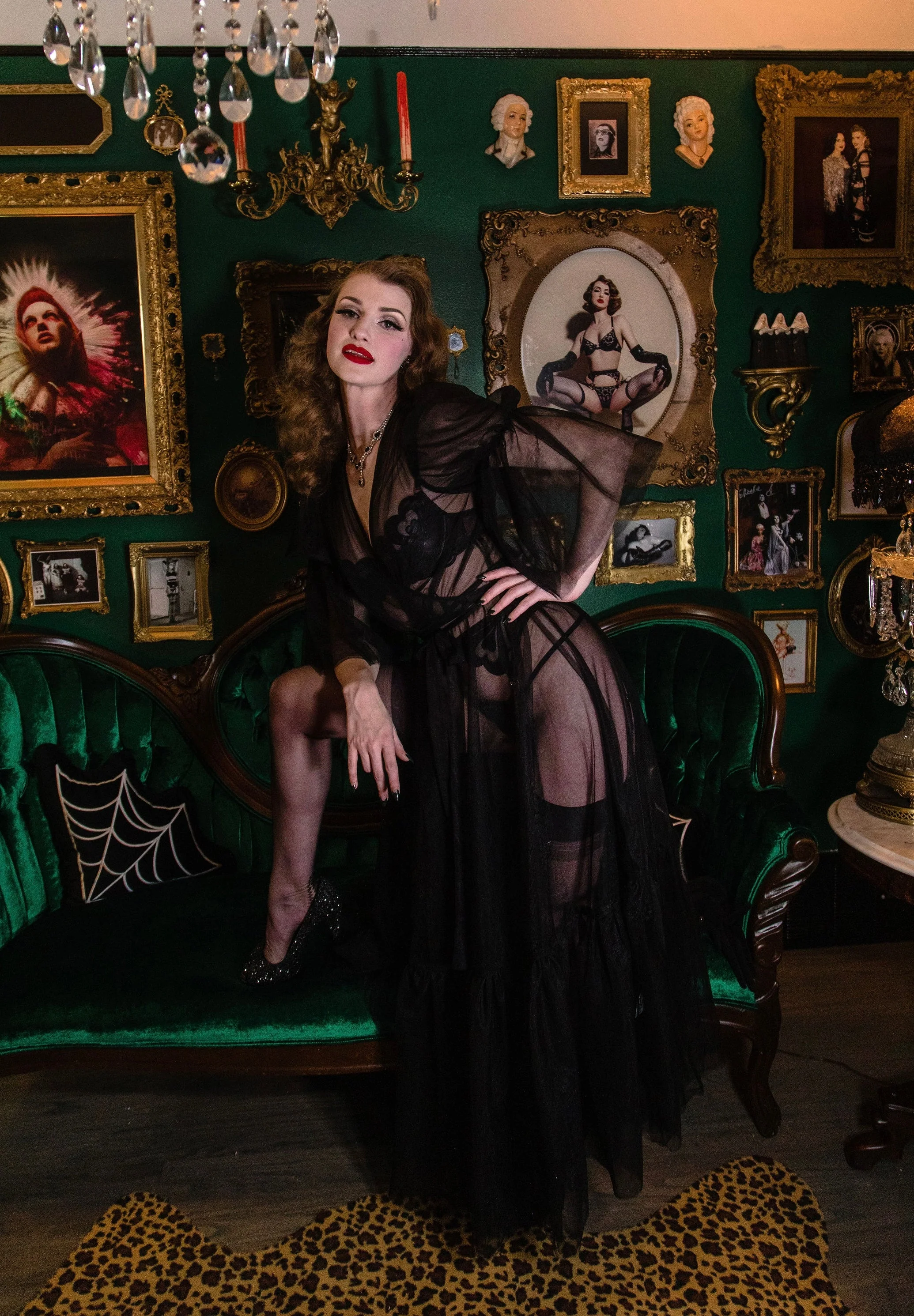 Timeless Temptress Tulle Robe Dress By Elle Rebel - Image 6