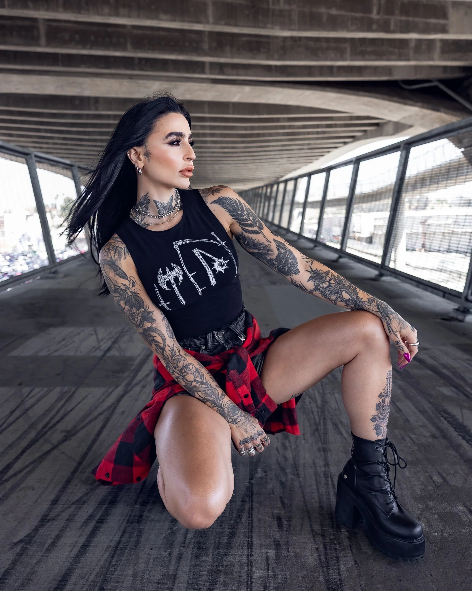 Van Helsing Crop Top by The Pretty Cult - Image 5