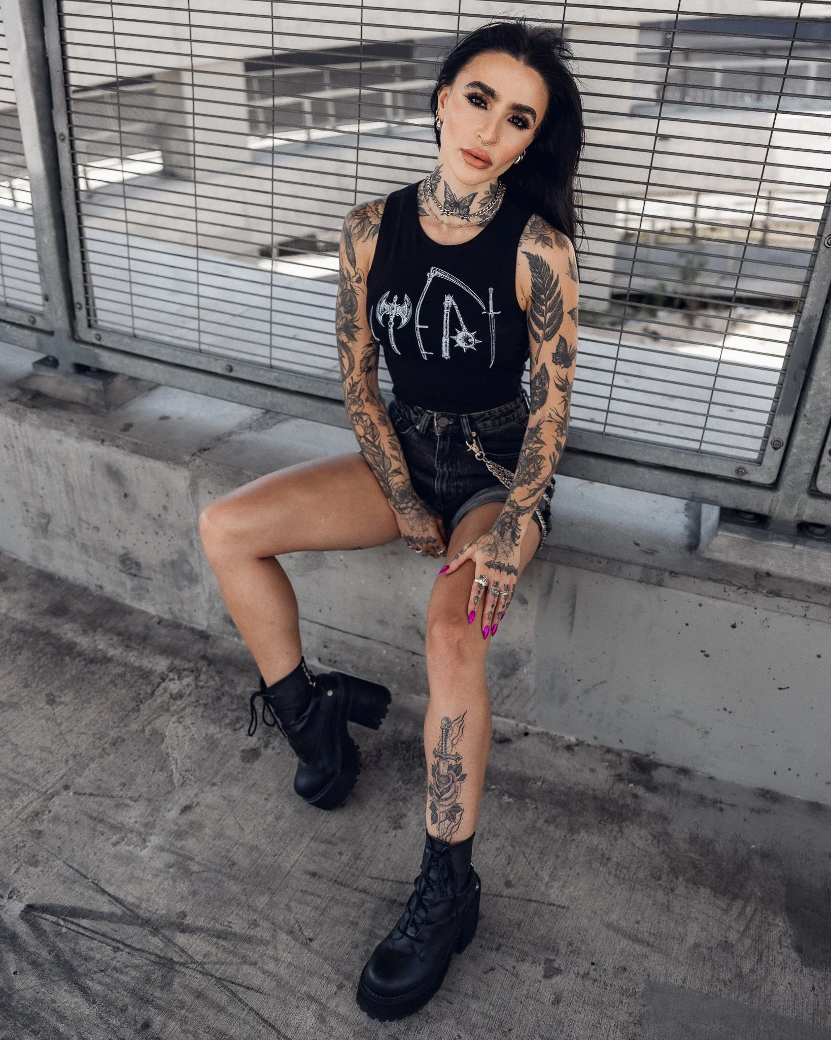 Van Helsing Crop Top by The Pretty Cult - Image 6