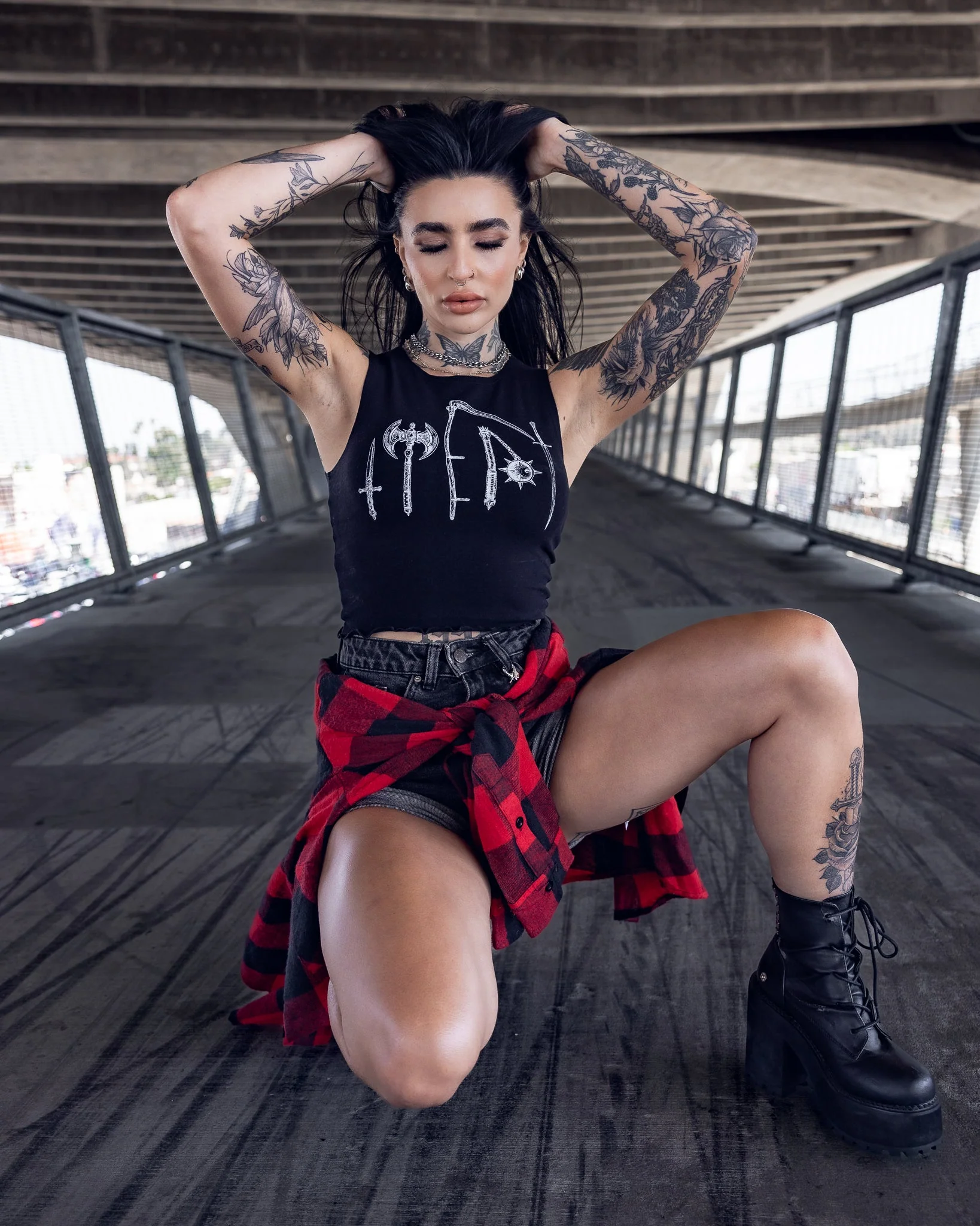 Van Helsing Crop Top by The Pretty Cult - Image 7