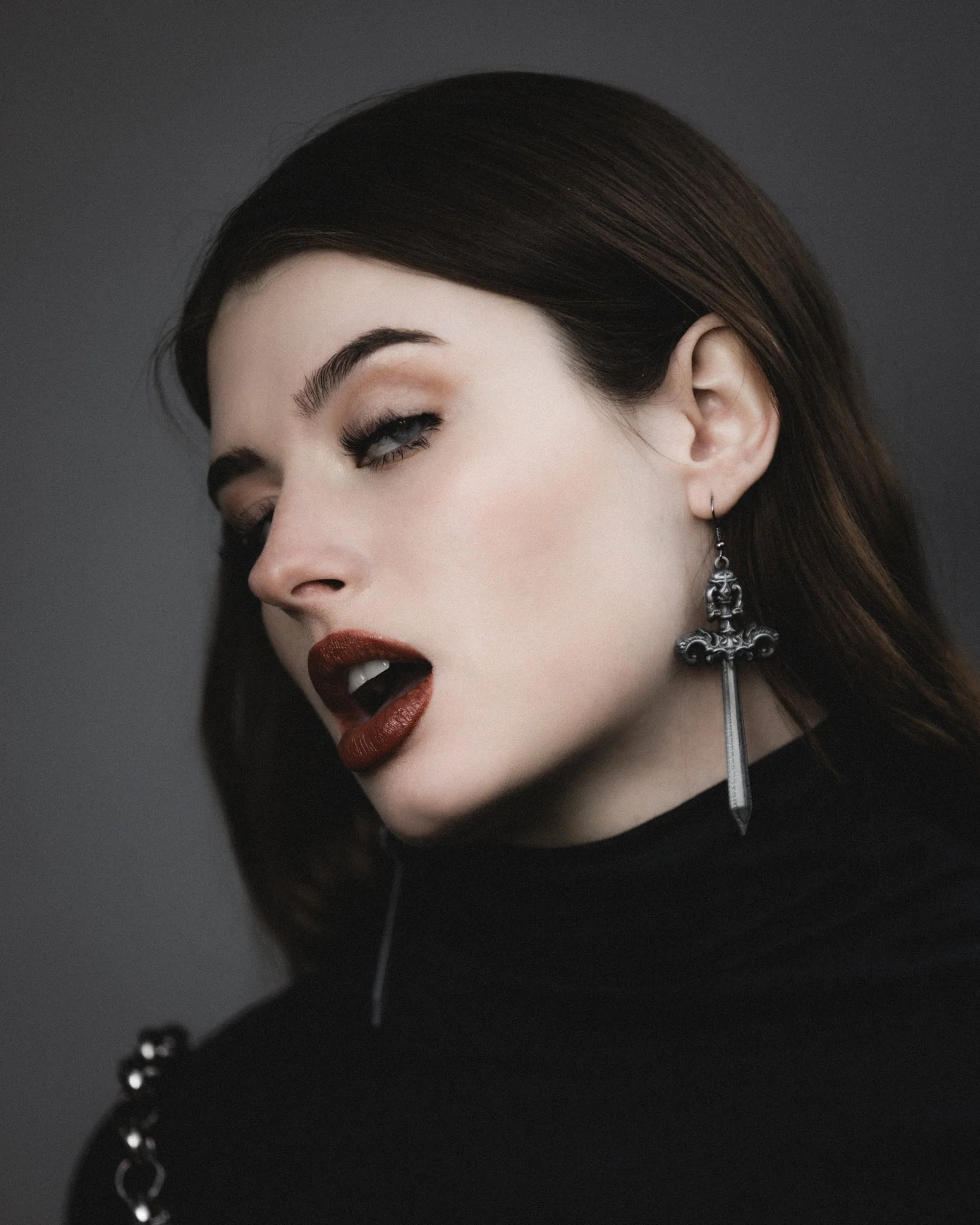 Woe Blade Earrings by The Pretty Cult - Image 3